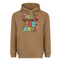 Toasted Coconut buggin my teacher for 100 days Heavyweight Hoodie - MaliasSmallBusiness
