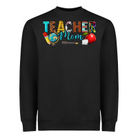 Black teacher mom Heavyweight Sweatshirt - texasbilliewilder