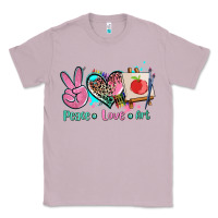 Lilac peace love art   ado Classic Tee - AdoDesignShop