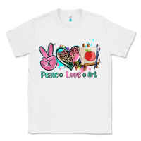 White peace love art   ado Classic Tee - AdoDesignShop