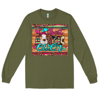 Army Green best auntie ever Long Sleeve Tee - JahusDesignShop