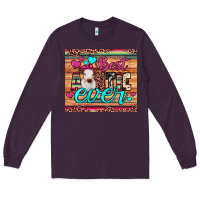 Plum best auntie ever Long Sleeve Tee - JahusDesignShop