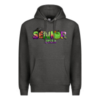 Charcoal Heather senior 2023 halloween Premium Hoodie - BundleAndBundleShop