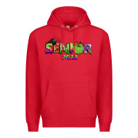 Red senior 2023 halloween Premium Hoodie - BundleAndBundleShop