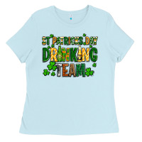 Baby Blue st patricks day drinking team Ladies Tee - AdoDesignShop