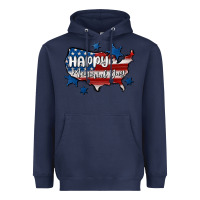 Navy happy memorial day usa Heavyweight Hoodie - MaliasSmallBusiness