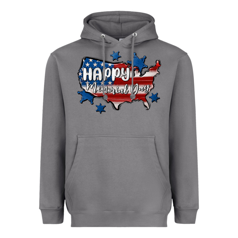 Happy Memorial Day Usa Heavyweight Hoodie by MaliasSmallBusiness | Teevron