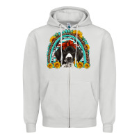 Dove Grey german shorthaired pointer western rainbow Zipper Hoodie - Artiststas