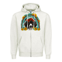 German Shorthaired Pointer Western Rainbow Zipper Hoodie | Teevron