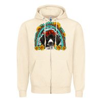 Sandshell german shorthaired pointer western rainbow Zipper Hoodie - Artiststas