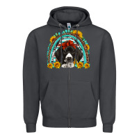 Smoke german shorthaired pointer western rainbow Zipper Hoodie - Artiststas