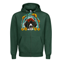 Sports Green german shorthaired pointer western rainbow Zipper Hoodie - Artiststas