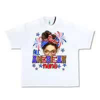White All American nana Urban Heavy Tee - Neo Western