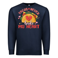 Navy tacos never broke my heart Premium Sweatshirt - MaliasSmallBusiness