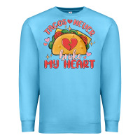 Ocean Blue tacos never broke my heart Premium Sweatshirt - MaliasSmallBusiness