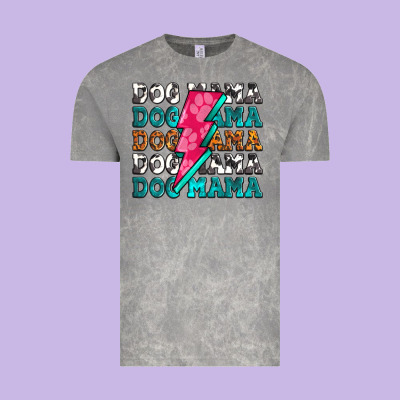Dog Mama Vintage Tee Designed By Zillion Design Studio