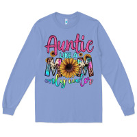 Colony Blue auntie like a mom Long Sleeve Tee - JahusDesignShop