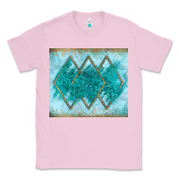 Bubblegum Pink turquoise glitter Classic Tee - JahusDesignShop