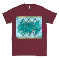 Burgundy turquoise glitter Classic Tee - JahusDesignShop
