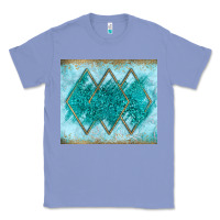 Colony Blue turquoise glitter Classic Tee - JahusDesignShop