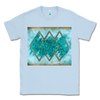 Dusty Blue turquoise glitter Classic Tee - JahusDesignShop