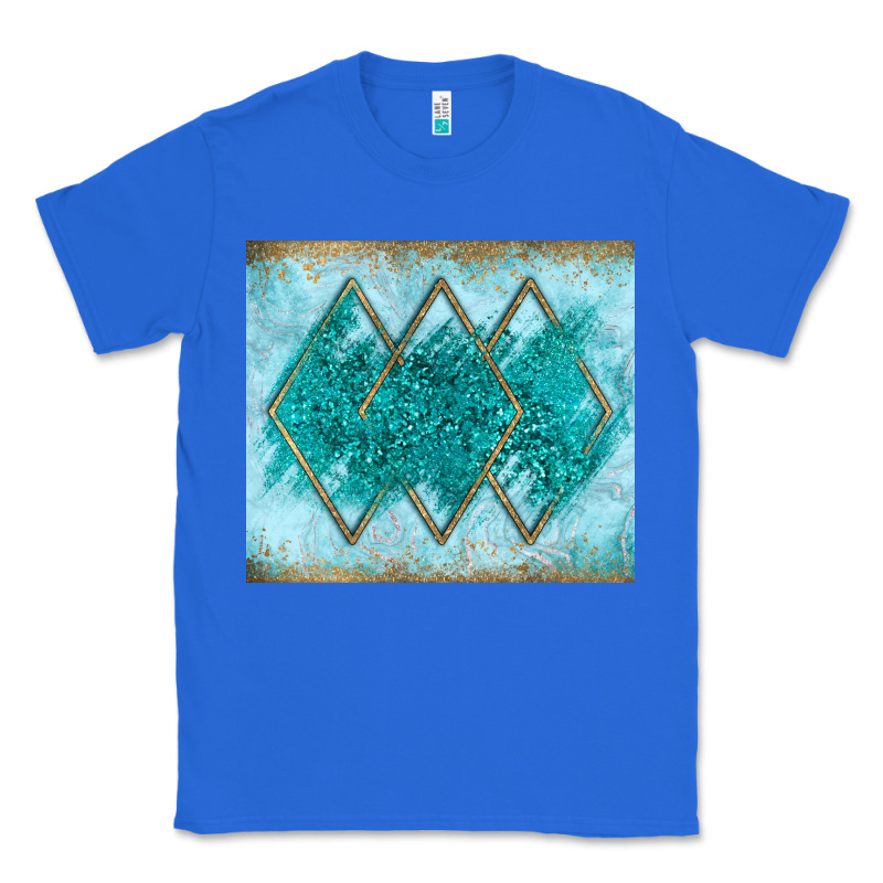 Turquoise Glitter Classic Tee by JahusDesignShop | Teevron