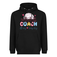 Black volleyball coach all day every day Heavyweight Hoodie - MaliasSmallBusiness