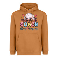 Meerkat volleyball coach all day every day Heavyweight Hoodie - MaliasSmallBusiness