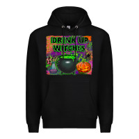 Black drink up witches Premium Hoodie - BundleAndBundleShop