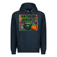 Navy drink up witches Premium Hoodie - BundleAndBundleShop
