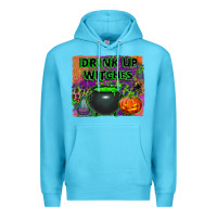 Ocean Blue drink up witches Premium Hoodie - BundleAndBundleShop