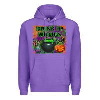 Purple drink up witches Premium Hoodie - BundleAndBundleShop