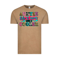Vintage Coffee auntie like a mom only cooler Vintage Tee - Zillion Design Studio