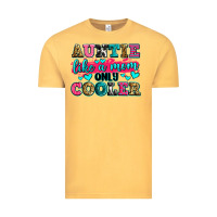 Vintage Mustard auntie like a mom only cooler Vintage Tee - Zillion Design Studio