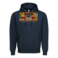Navy german shorthaired pointer license plate Zipper Hoodie - Artiststas