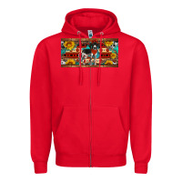Red german shorthaired pointer license plate Zipper Hoodie - Artiststas