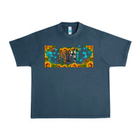 Midnight Navy mini sunflower libbey cup Urban Heavy Tee - HRA Design Shop