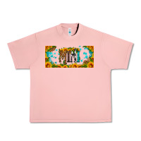 Salmon mini sunflower libbey cup Urban Heavy Tee - HRA Design Shop