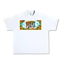 White mini sunflower libbey cup Urban Heavy Tee - HRA Design Shop