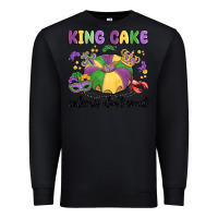 Black king cake calories don't count Premium Sweatshirt - MaliasSmallBusiness