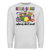 Dove Grey king cake calories don't count Premium Sweatshirt - MaliasSmallBusiness