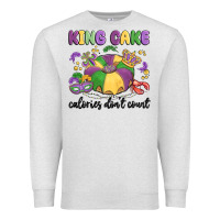 Oatmeal Heather king cake calories don't count Premium Sweatshirt - MaliasSmallBusiness