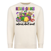Sandshell king cake calories don't count Premium Sweatshirt - MaliasSmallBusiness