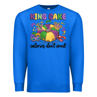 True Royal king cake calories don't count Premium Sweatshirt - MaliasSmallBusiness