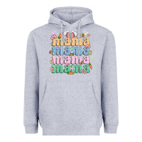 Heather Grey easter mama Heavyweight Hoodie - MaliasSmallBusiness
