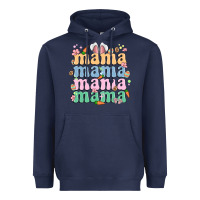 Navy easter mama Heavyweight Hoodie - MaliasSmallBusiness