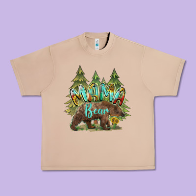 Mama Bear Trees Urban Heavy Tee Designed By Barkaloodesign