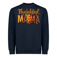 Navy thankful mama Heavyweight Sweatshirt - texasbilliewilder