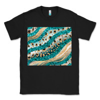 Black turquoise glitter Classic Tee - JahusDesignShop