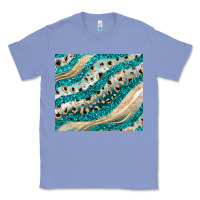 Colony Blue turquoise glitter Classic Tee - JahusDesignShop